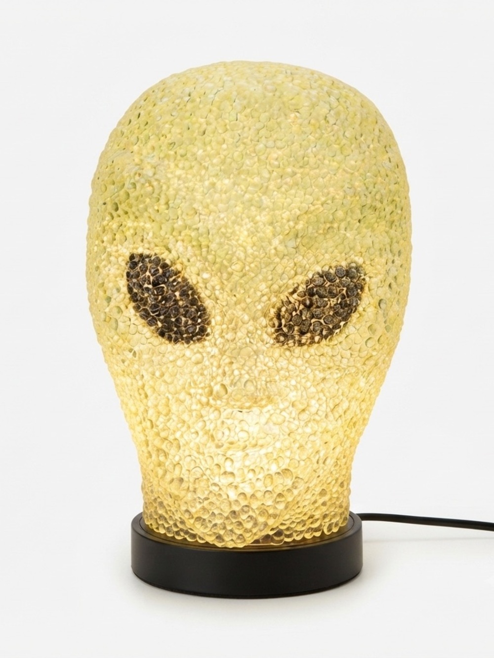 Alien Head Glow Lamp Night Light - Green UFO Decor - Picture 6 of 7